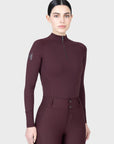 Aero Long Sleeve Base Layer (Burgundy)