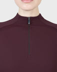 Aero Long Sleeve Base Layer (Burgundy)