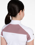 YR Aveen Short Sleeve Show Shirt (White/Mauve)