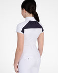 YR Aveen Short Sleeve Show Shirt (White/Navy)