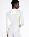 Contrast Long Sleeve Base Layer (Glacier/Lime)