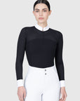 Grace Long Sleeve Show Shirt (Black)