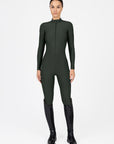 Femme Riding Jumpsuit (Hunter Green)
