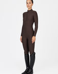 Femme Riding Jumpsuit (Chocolate)