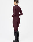 Femme Riding Jumpsuit (Burgundy)