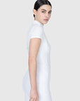 Grace Short Sleeve Show Shirt (White)