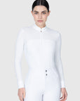 Grace Long Sleeve Show Shirt (White)