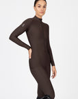 Femme Riding Jumpsuit (Chocolate)