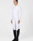 Femme Riding Jumpsuit (White)