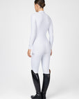 Femme Riding Jumpsuit (White)