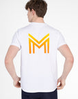 Men Symbol T-Shirt (White/Tangerine)