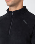 Men Versa Fleece Halfzip (Black)