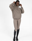 Women Icon Oversized Hoodie (Taupe)