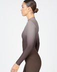 Ombré Long Sleeve Base Layer (Mocha)