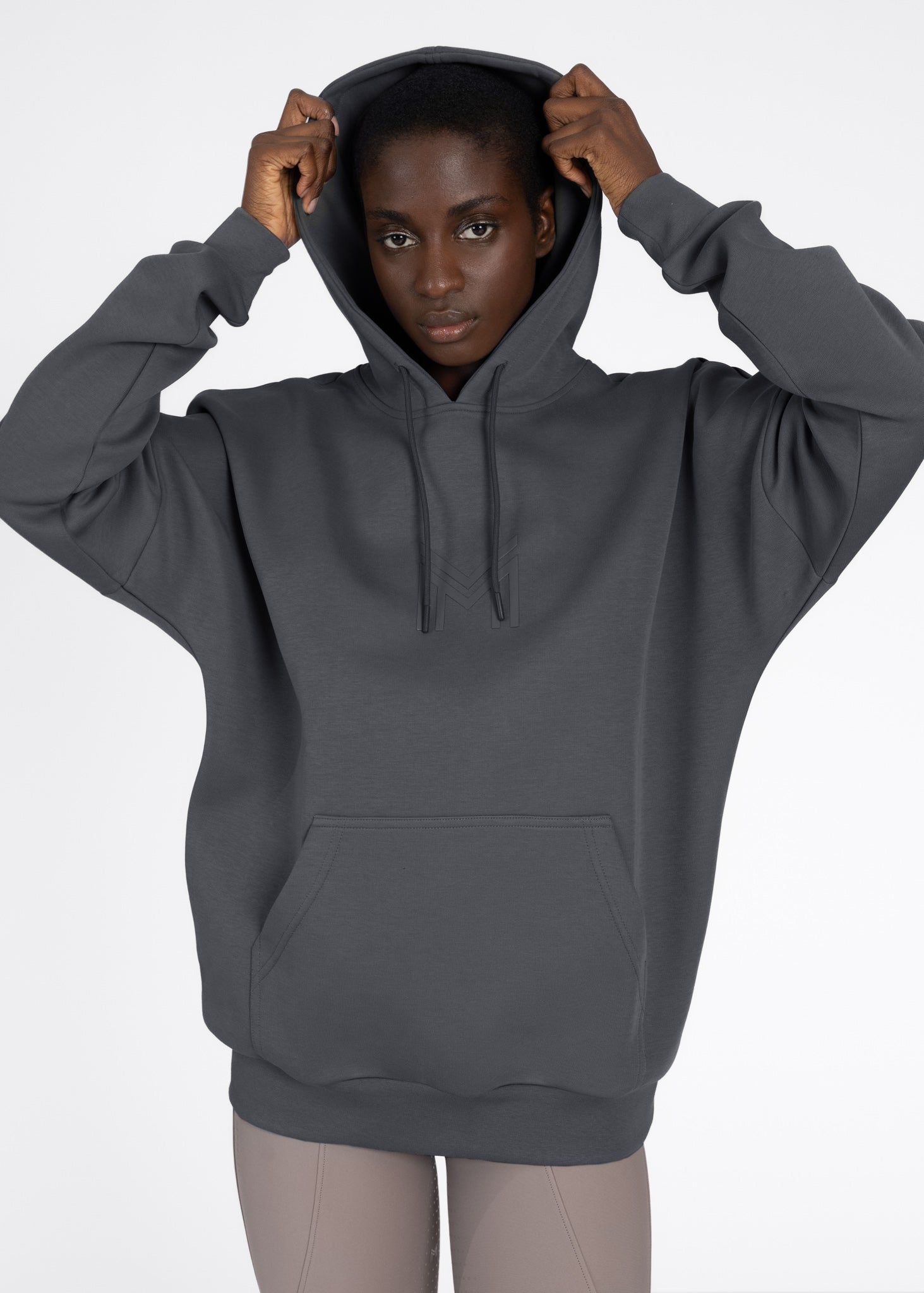 Women Icon Oversized Hoodie (Graphite) – Maximilian Equestrian