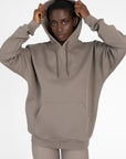 Women Icon Oversized Hoodie (Taupe)