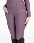 YR Pro Riding Leggings (Plum)