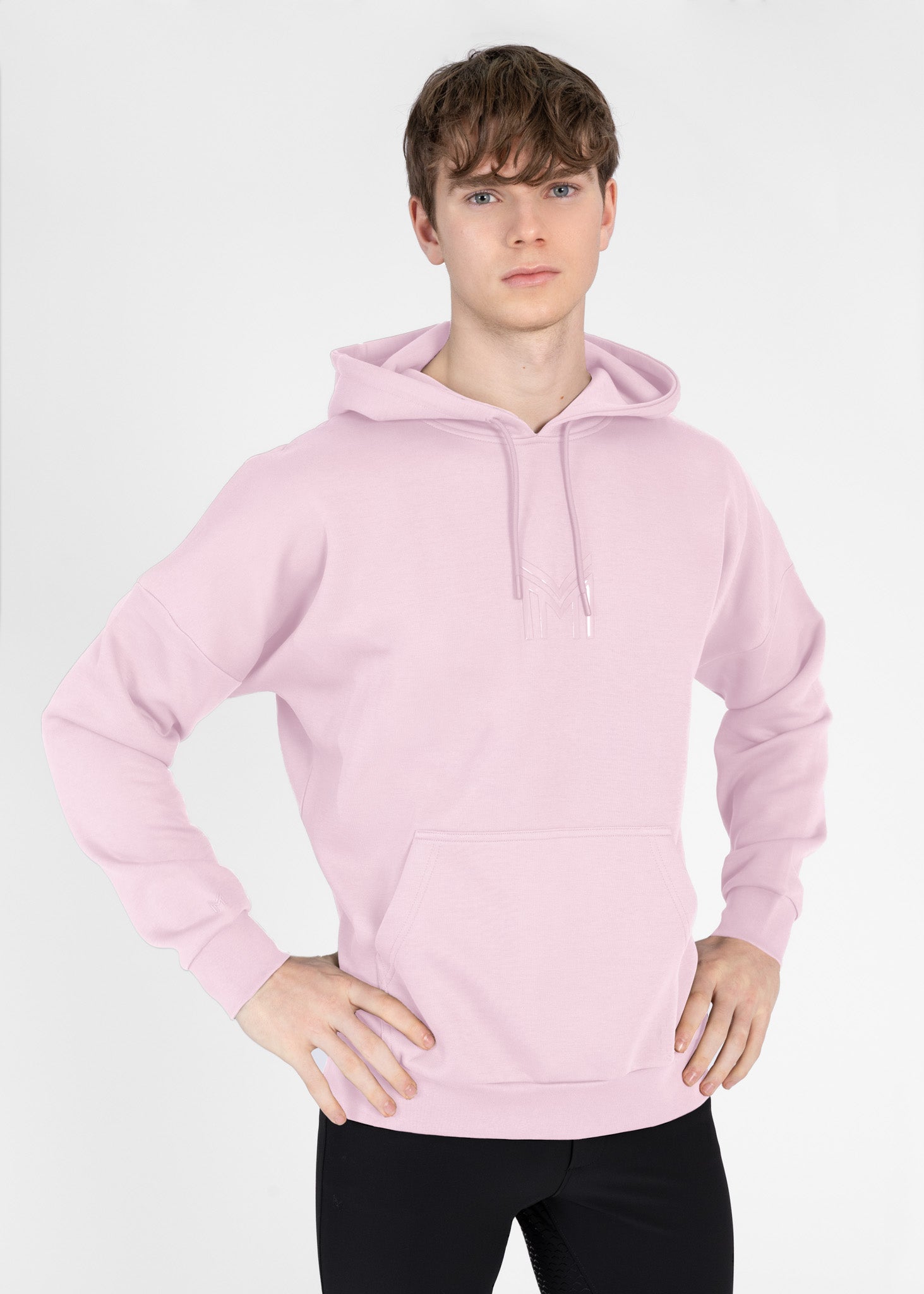 Men Icon Oversized Hoodie (Pink) – Maximilian Equestrian