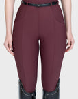 Halo Riding Leggings + Belt (Rosewood)