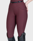 Halo Riding Leggings + Belt (Rosewood)