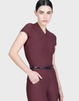 Velya Short Sleeve Base Layer (Rosewood)