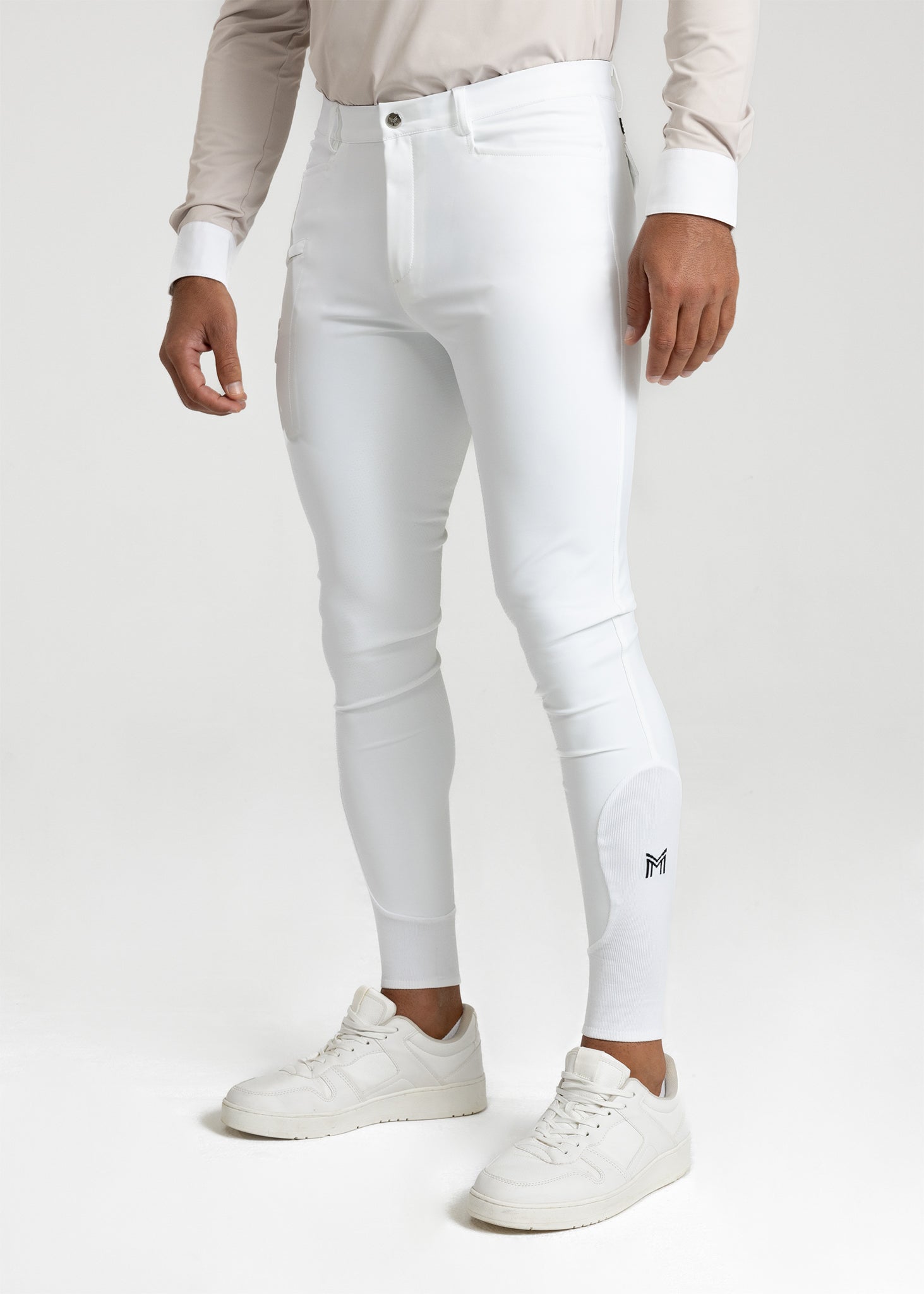 Motion Breeches (White) – Maximilian Equestrian