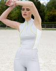 Contrast Sleeveless Base Layer (Glacier/Lime)