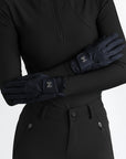 Emblem Riding Gloves (Navy)
