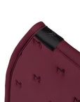 Stamp Jumping Saddle Pad (Burgundy)