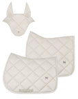 Herringbone Jumping Saddle Pad (Beige)