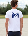 Men Symbol T-Shirt (White/Navy)