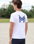Men Symbol T-Shirt (White/Navy)