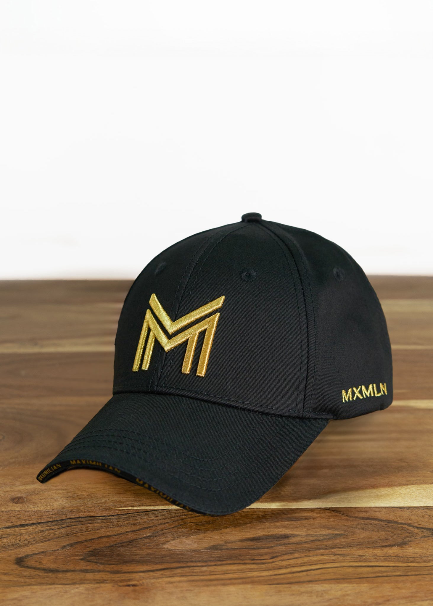 Cap (Black/Gold) – Maximilian Equestrian - Main Image