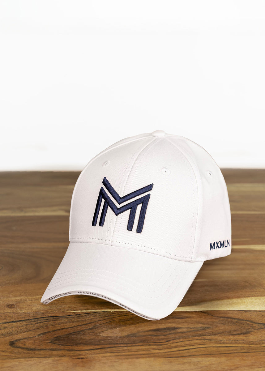 Cap (White/Navy) – Maximilian Equestrian