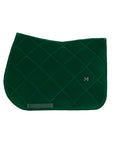 Velvet Jumping Saddle Pad (Jade)