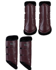 4-Pack Drift Brushing Boots (Burgundy)