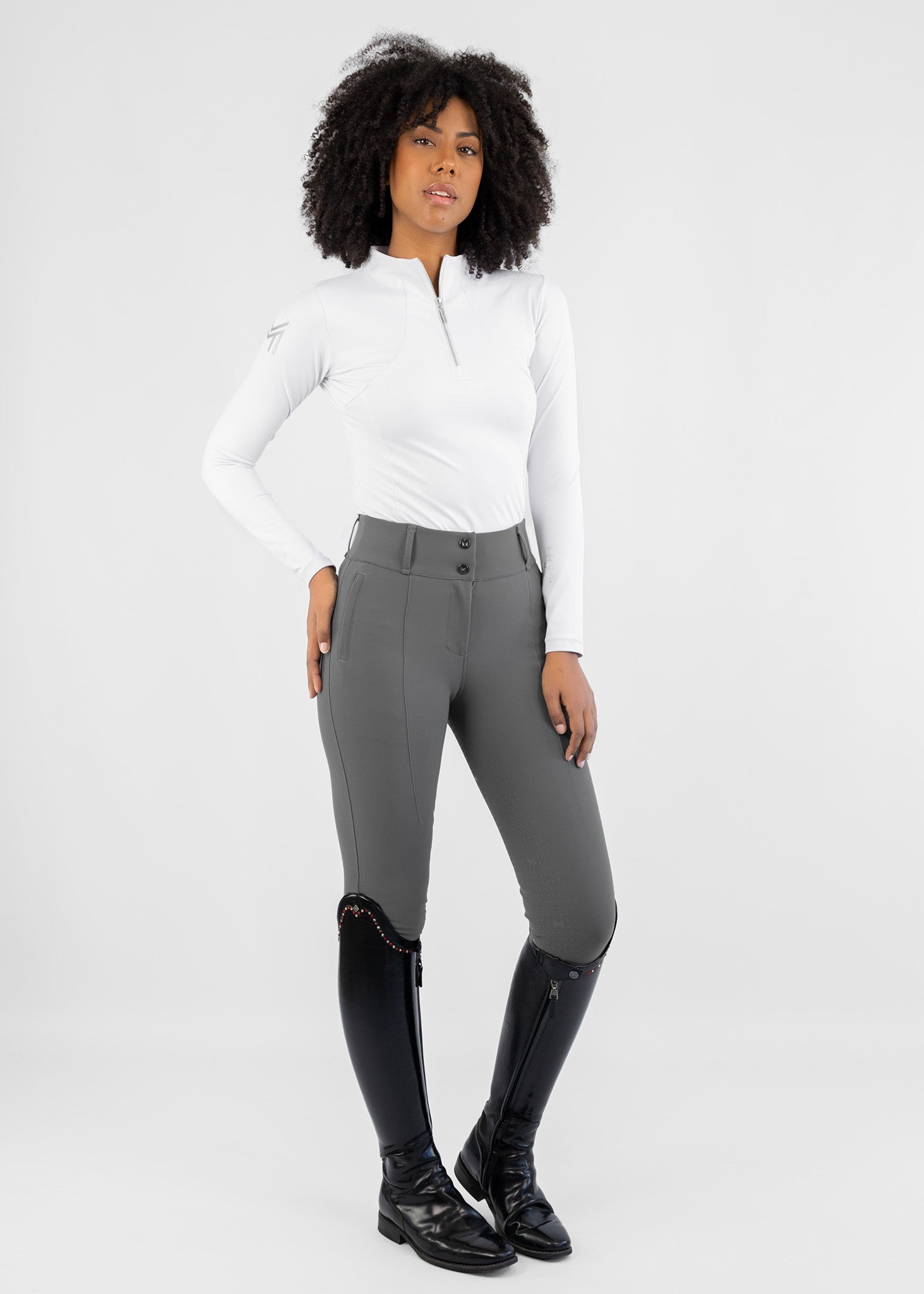 Sculpt Full Seat Breeches Grey