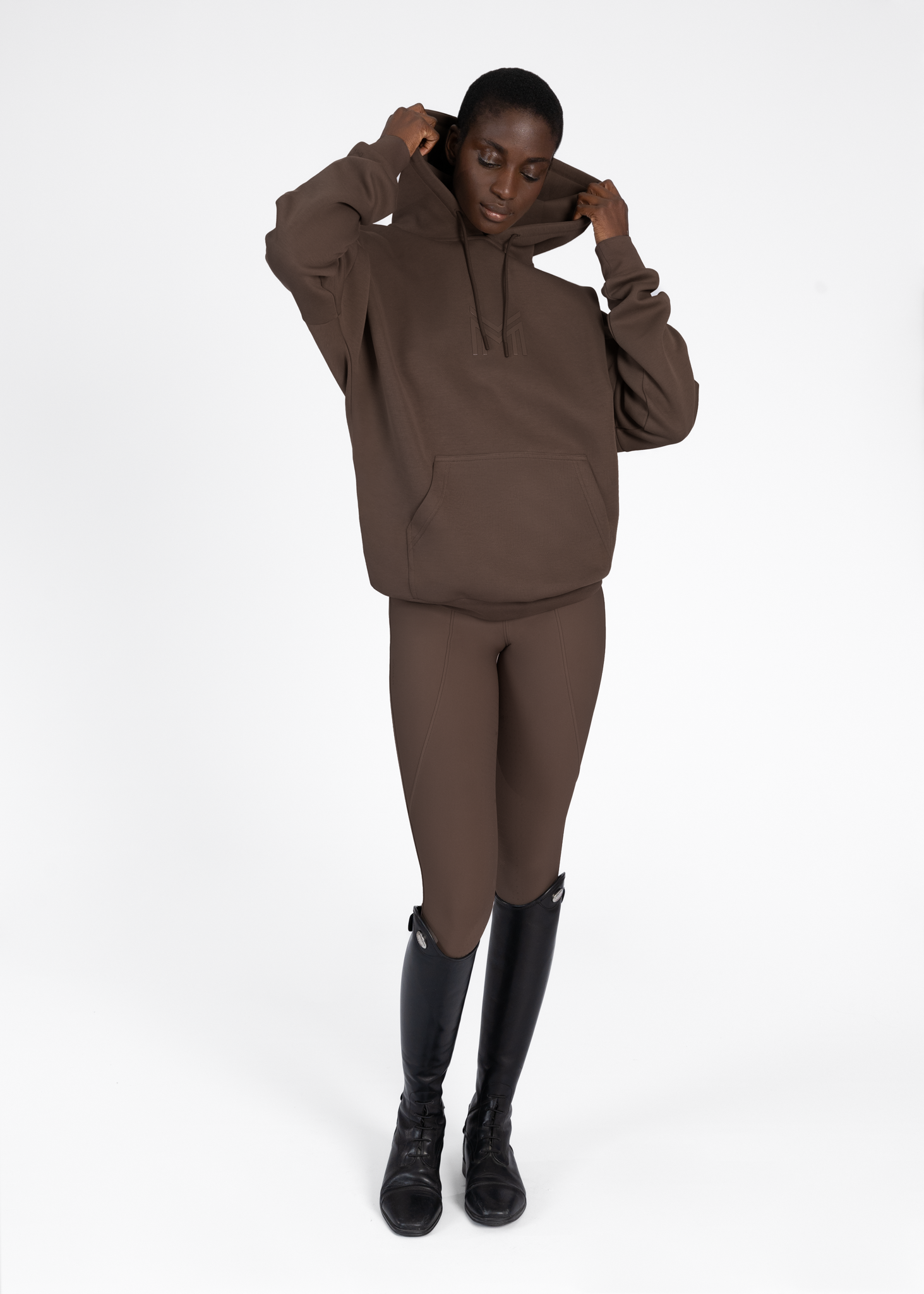 Women Icon Oversized Hoodie (Mocha)