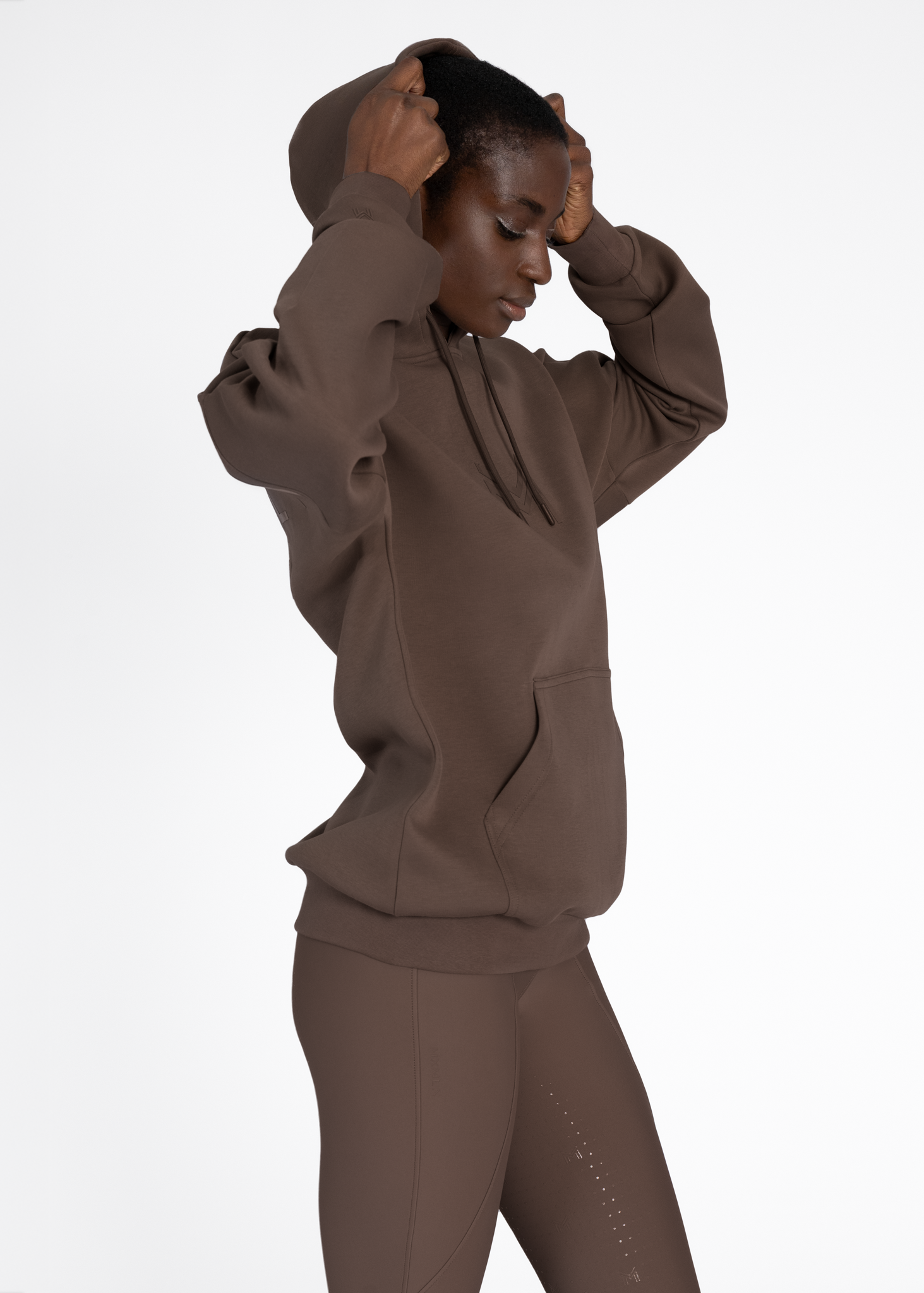 Women Icon Oversized Hoodie (Mocha)