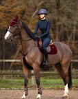 Velvet Jumping Saddle Pad (Ruby)