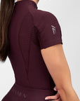 Frame Short Sleeve Base Layer (Burgundy)