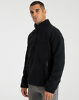 Men Clan Teddy Halfzip (Black)