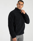 Men Clan Teddy Halfzip (Black)