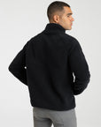 Men Clan Teddy Halfzip (Black)