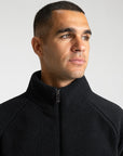 Men Clan Teddy Halfzip (Black)