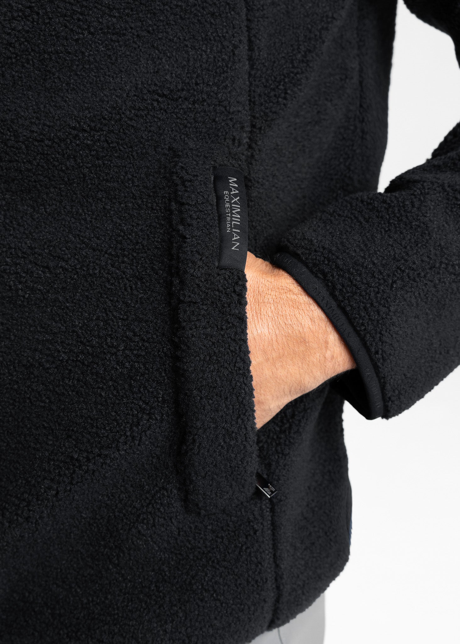 Men Clan Teddy Halfzip (Black)