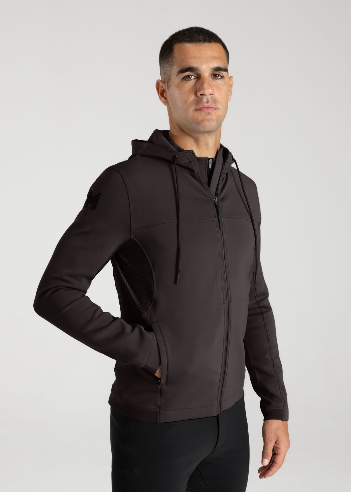 Club Zip Hoodie (Espresso)