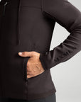 Club Zip Hoodie (Espresso)
