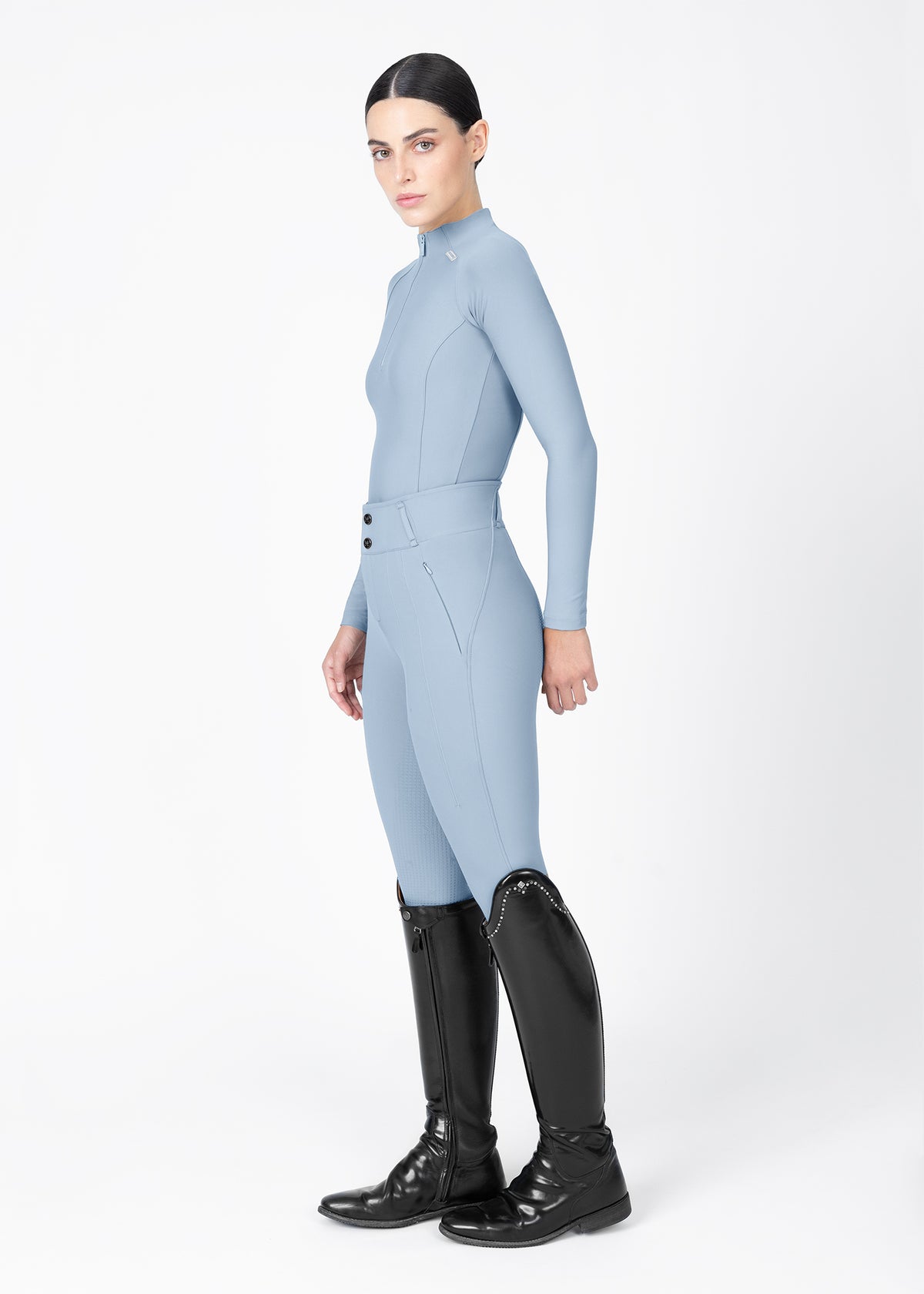 Origin Long Sleeve Base Layer (Aqua)