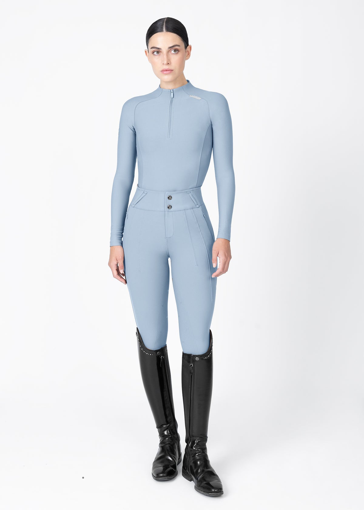 Origin Long Sleeve Base Layer (Aqua)